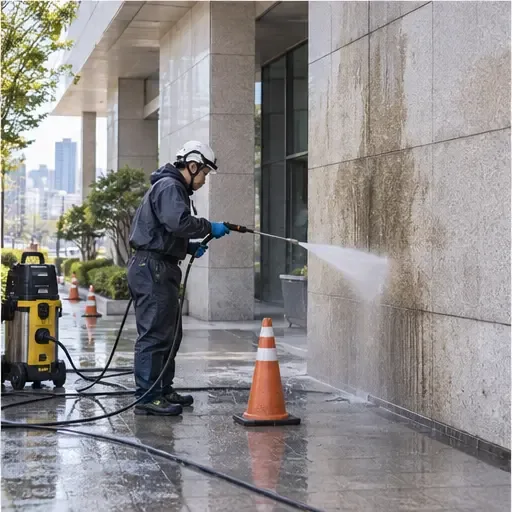 부산북구 건물유리외벽청소 외벽 재질까지 고려해 깨끗하게 마감
