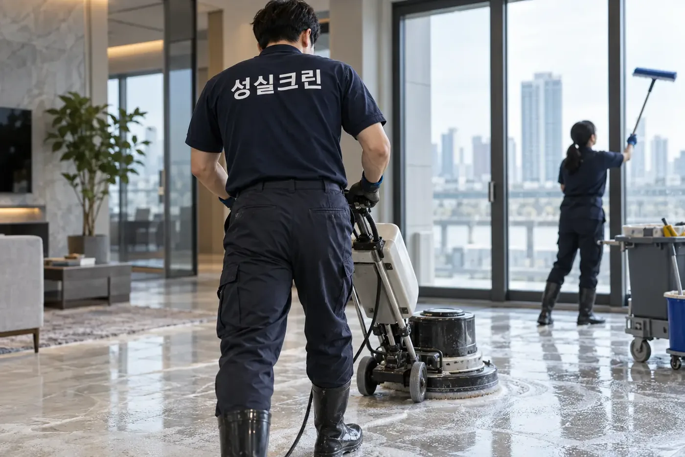 성실크린 대구 일회성대청소 현장