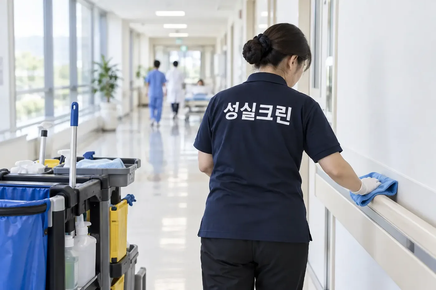 성실크린 강남구 병원청소 현장