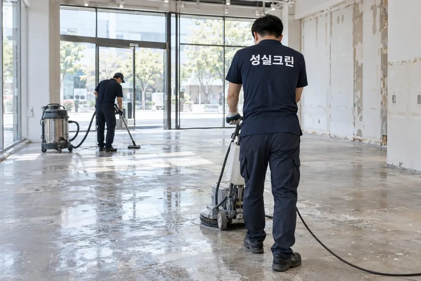 성실크린 도봉구 원상복구청소 현장